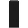 Armoires avec 2 tiroirs 2 pcs chêne noir bois d'ingénierie