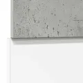 Panneau de lave-vaisselle gris béton 45x3x67 cm