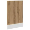 Panneau de lave-vaisselle chêne artisanal bois d'ingénierie