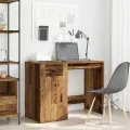 Bureau vieux bois 100x49x75 cm bois d'ingénierie