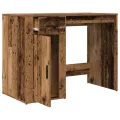 Bureau vieux bois 100x49x75 cm bois d'ingénierie