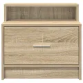 Tables de chevet avec tiroir 2 pcs chêne sonoma 51x31x47 cm