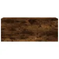 Armoire murale de bain chêne fumé 100x25x40cm bois d'ingénierie