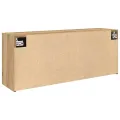 Armoire murale de bain chêne artisanal bois d'ingénierie