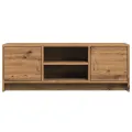 Meuble TV chêne artisanal 102x30x37,5 cm bois d'ingénierie
