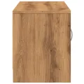 Meuble TV chêne artisanal 102x30x37,5 cm bois d'ingénierie
