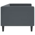 Lit de repos gris foncé 80x200 cm velours