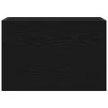 Armoire murale de bain noir 60x25x40 cm bois d'ingénierie