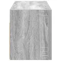 Armoire murale de bain sonoma gris 60x25x30cm bois d'ingénierie