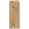 Étagère à chaussures chêne artisanal bois d'ingénierie