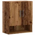 Armoire murale vieux bois 60x31x70 cm bois d'ingénierie