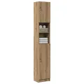 Armoire de salle de bain chêne artisanal 32x25,5x190 cm