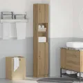 Armoire de salle de bain chêne artisanal 32x25,5x190 cm