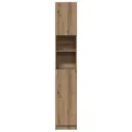 Armoire de salle de bain chêne artisanal 32x25,5x190 cm