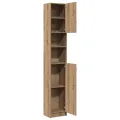 Armoire de salle de bain chêne artisanal 32x25,5x190 cm