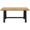 Table à manger NOAIN pieds en forme de A 160x90x75cm massif pin