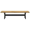 Banc à manger NOAIN pieds en forme de X 180x40x45 cm massif pin