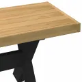 Banc à manger NOAIN pieds en forme de X 180x40x45 cm massif pin