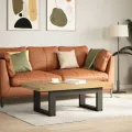 Table basse NOAIN pieds en forme de U 120x60x40 cm massif pin