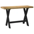 Bureau NOAIN pieds en forme de X 120x50x75 cm bois massif pin