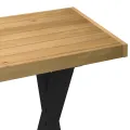 Bureau NOAIN pieds en forme de X 120x50x75 cm bois massif pin