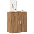 Armoire à chaussures chêne artisanal bois d'ingénierie