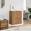 Armoire à chaussures chêne artisanal bois d'ingénierie
