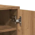 Armoire à chaussures chêne artisanal bois d'ingénierie