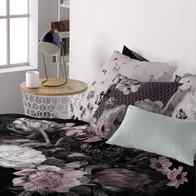 Set de housses de coussin HappyFriday Onyx Multicouleur 2 Pièces