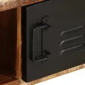 Table basse multicolore 90x50x36 cm bois de récupération massif