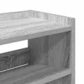 Étagère à chaussures sonoma gris 80x25x81 cm bois d'ingénierie