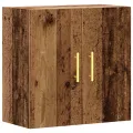 Armoire murale vieux bois 60x31x60 cm bois d'ingénierie