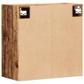 Armoire murale vieux bois 60x31x60 cm bois d'ingénierie