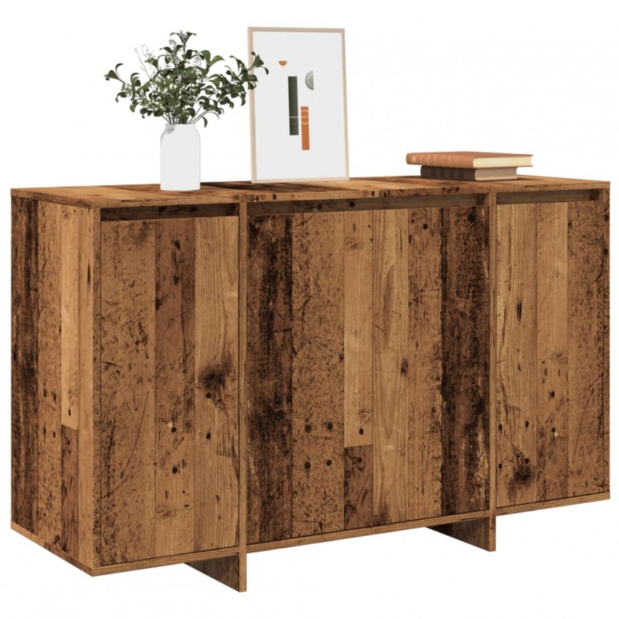 Buffet vieux bois 120x41x75 cm bois d'ingénierie