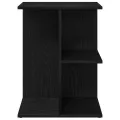 Table de chevet chêne noir 46,5x29x61 cm bois d’ingénierie