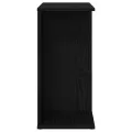 Table de chevet chêne noir 46,5x29x61 cm bois d’ingénierie