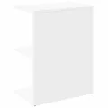 Table de chevet blanc 46,5x29x61 cm bois d’ingénierie
