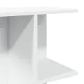 Table de chevet blanc 46,5x29x61 cm bois d’ingénierie