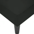 Fauteuil long avec accoudoir droit noir velours