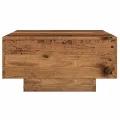 Table basse vieux bois 90x60x31 cm bois d'ingénierie