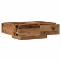 Table basse vieux bois 90x60x31 cm bois d'ingénierie