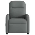 Fauteuil inclinable Gris foncé Tissu