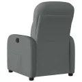 Fauteuil inclinable Gris foncé Tissu
