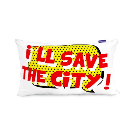 Kussenhoes HappyFriday Mr Fox Bat Multicolour 50 x 30 cm