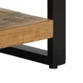 Tables de chevet 2 pcs bois de manguier massif brut