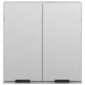 Armoire à miroir de salle de bain gris béton bois d'ingénierie