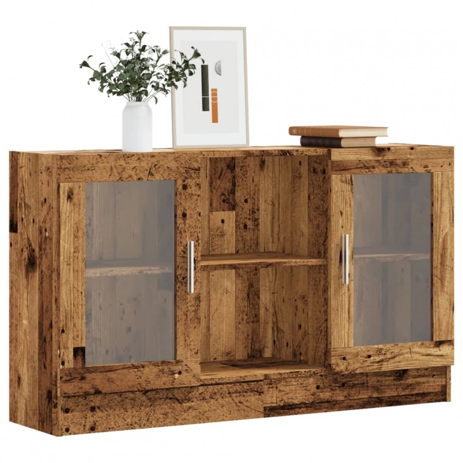 Buffet vieux bois 120x30,5x70 cm bois d'ingénierie