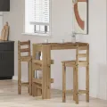 Table de bar murale chêne artisanal bois d'ingénierie