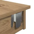 Table de bar murale chêne artisanal bois d'ingénierie