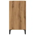 Buffet chêne artisanal 57x35x75 cm bois d'ingénierie